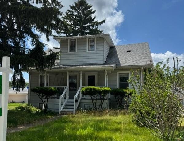 832 Fulton Ave, Winthrop Harbor, IL 60096 - view of front of property featuring covered porch