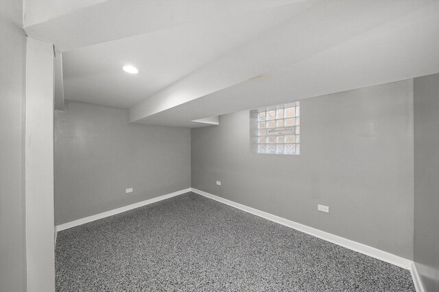 3012 N Knox Ave, Chicago, IL 60641 - basement featuring recessed lighting and baseboards