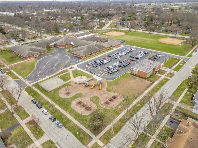 drone / aerial view