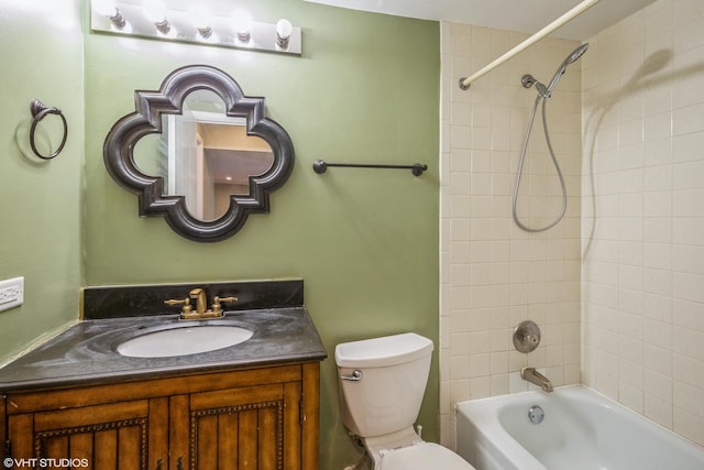 675 Grove Dr Unit 204, Elk Grove Village, IL 60007 - bathroom with shower / bathing tub combination, toilet, and vanity