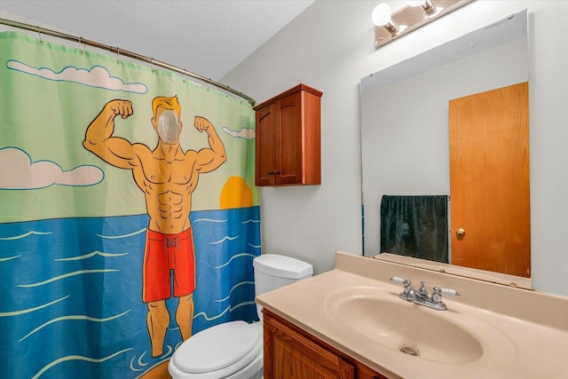 3504 Royal Oak Ct, Champaign, IL 61822 - bathroom featuring vanity and a shower with curtain