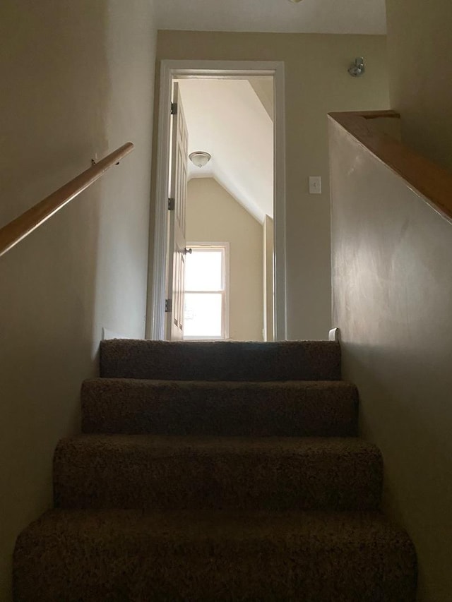 view of stairs