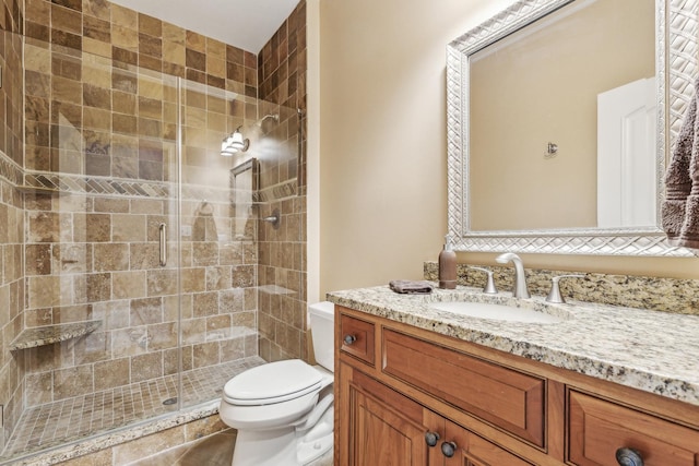 831 Alberosky Way, Batavia, IL 60510 - full bathroom with toilet, a shower stall, and vanity