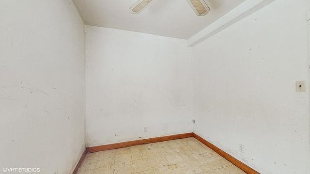 4734 W Palmer St, Chicago, IL 60639 - spare room featuring baseboards and light floors