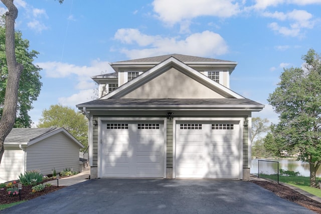 934 Robertson Rd, South Elgin, IL 60177 - detached garage with a water view