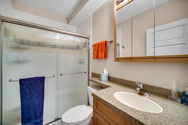 934 Robertson Rd, South Elgin, IL 60177 - bathroom featuring a shower stall and vanity