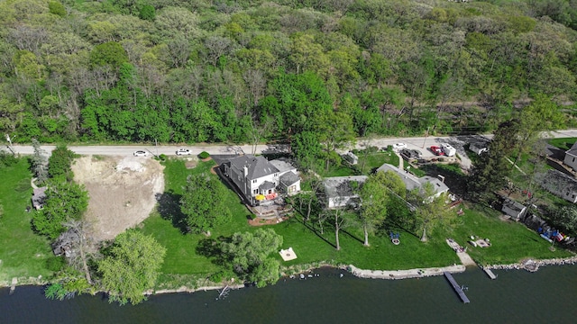 934 Robertson Rd, South Elgin, IL 60177 - aerial view of property and surrounding area with a nearby body of water