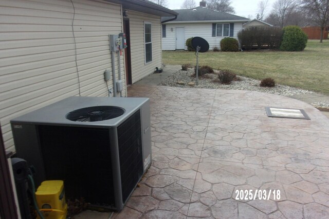 507 N Fifth St, Ashkum, IL 60911 - view of patio featuring central air condition unit