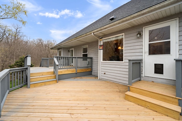 view of deck