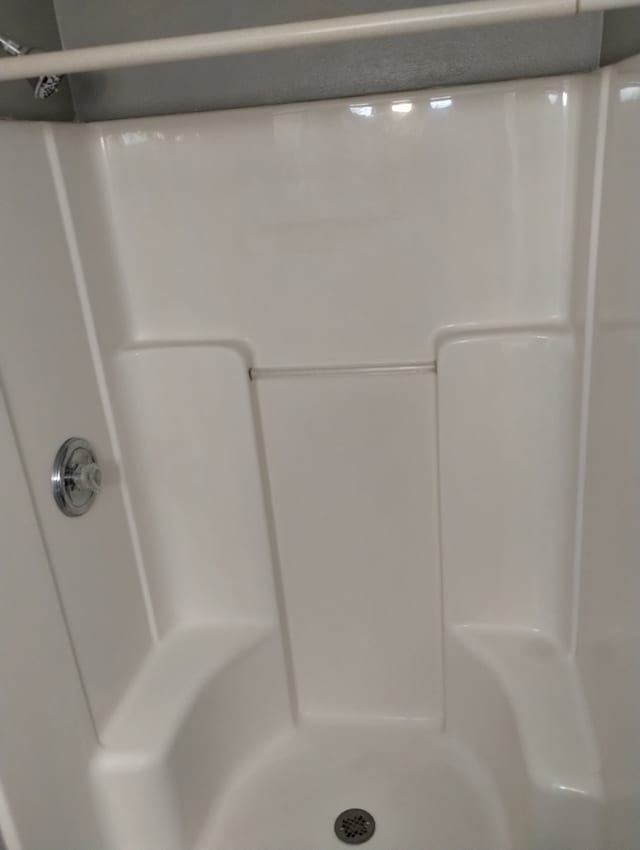 bathroom featuring a shower