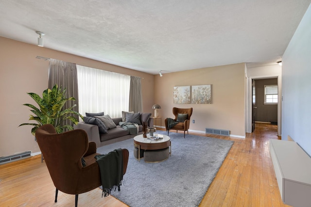 2201 W Acres Rd, Joliet, IL 60435 - living room with light wood-style floors and baseboards