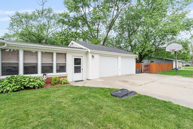 2201 W Acres Rd, Joliet, IL 60435 - garage featuring driveway