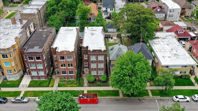 drone / aerial view featuring a residential view