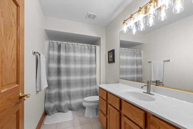 828 Wedgewood Dr, Crystal Lake, IL 60014 - bathroom featuring tile patterned floors and vanity
