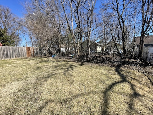 221 Heine Ave, Elgin, IL 60123 - view of yard featuring a fenced backyard