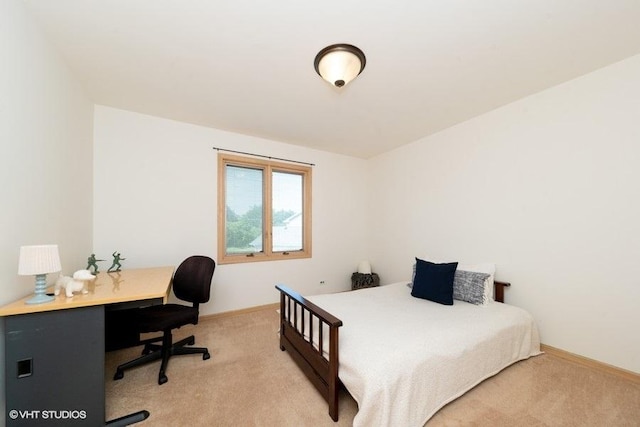 307 Anne Ct, Prospect Heights, IL 60070 - bedroom with light carpet and a desk