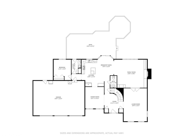 307 Anne Ct, Prospect Heights, IL 60070 - view of floor plan / room layout