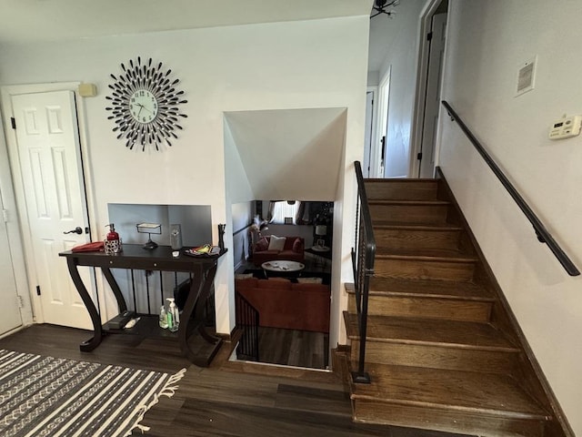 5125 Imperial Dr, Richton Park, IL 60471 - stairs featuring wood finished floors