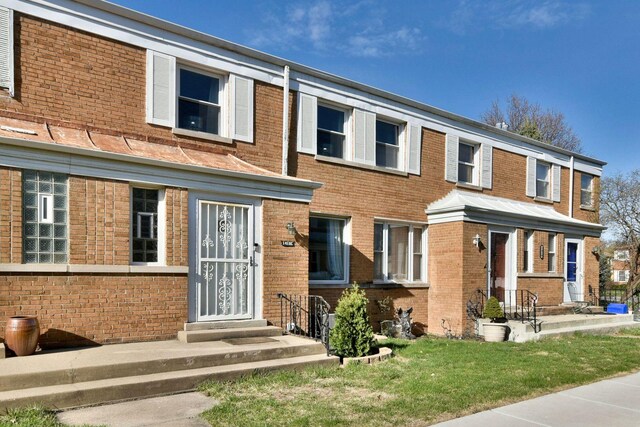 multi unit property with brick siding