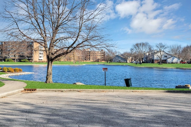 view of water feature