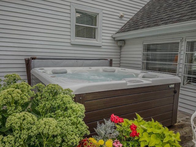 details with a jacuzzi