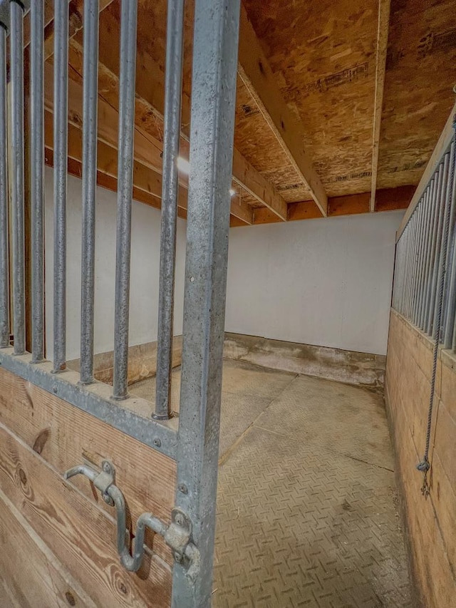 view of horse barn