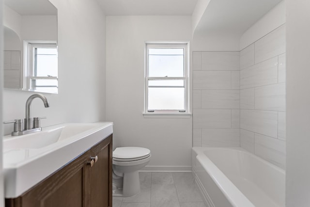 4313 Elm Ave, Lyons, IL 60534 - bathroom with vanity and tile patterned flooring