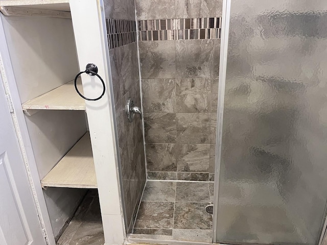 full bath featuring a stall shower
