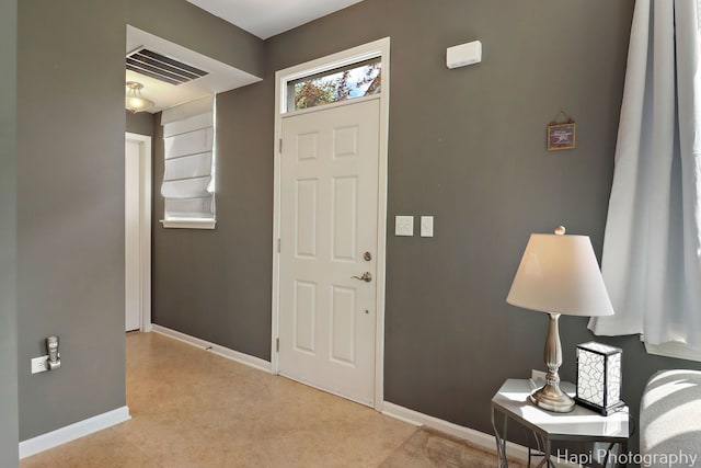 1242 Chesterton Dr Unit 2, Fox Lake, IL 60020 - foyer entrance with baseboards