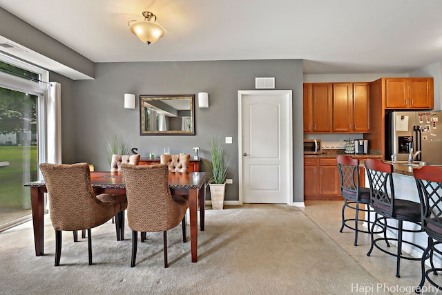 1242 Chesterton Dr Unit 2, Fox Lake, IL 60020 - dining space with light colored carpet