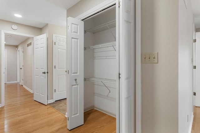 closet with visible vents