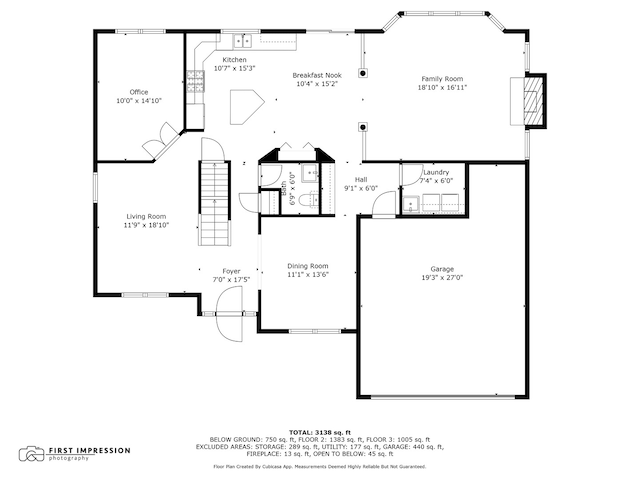 2527 Ryan Ct, Naperville, IL 60564 - floor plan / room layout