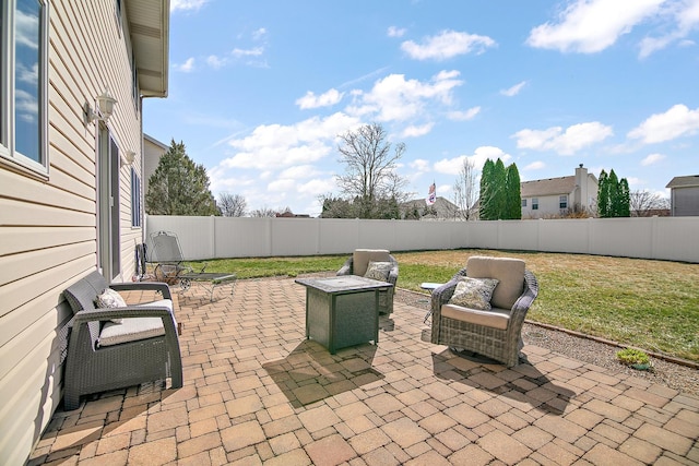 909 Revere St, Bourbonnais, IL 60914 - view of patio / terrace with a fenced backyard