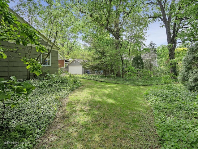 1325 Gilbert Ave, Downers Grove, IL 60515 - view of grassy yard with an outbuilding