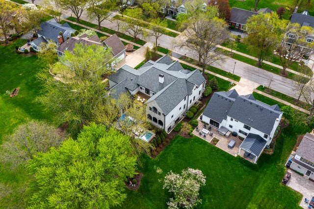 1017 Royal Bombay Ct, Naperville, IL 60563 - drone / aerial view featuring a residential view