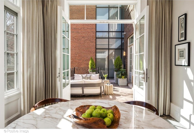 1853 N Burling St, Chicago, IL 60614 - bedroom with french doors and access to outside