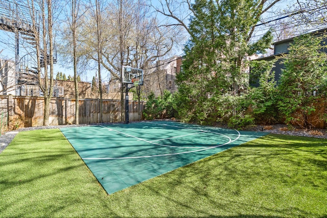 1853 N Burling St, Chicago, IL 60614 - view of basketball court featuring basketball hoop