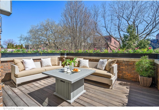 1853 N Burling St, Chicago, IL 60614 - deck with an outdoor hangout area