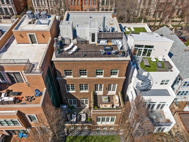 1853 N Burling St, Chicago, IL 60614 - bird's eye view