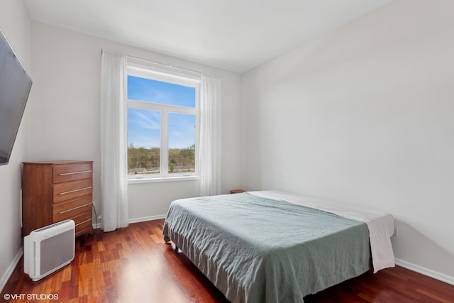 500 E St Charles Rd Unit 510, Lombard, IL 60148 - bedroom featuring baseboards and wood finished floors