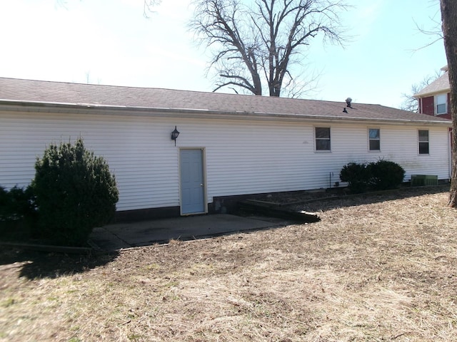 rear view of property with a patio