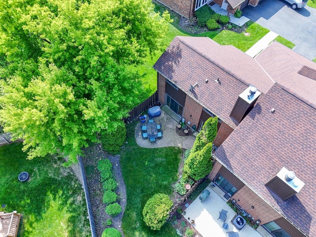 650 Cress Creek Ln, Crystal Lake, IL 60014 - view from above of property