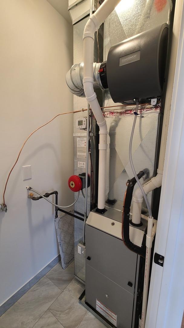 view of utility room
