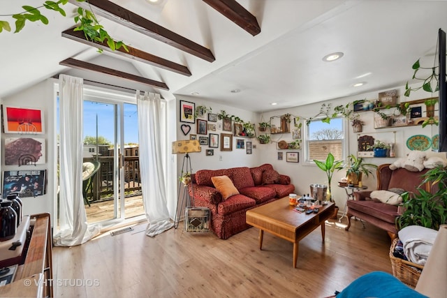 1943 N Whipple St, Chicago, IL 60647 - living room featuring wood finished floors and recessed lighting