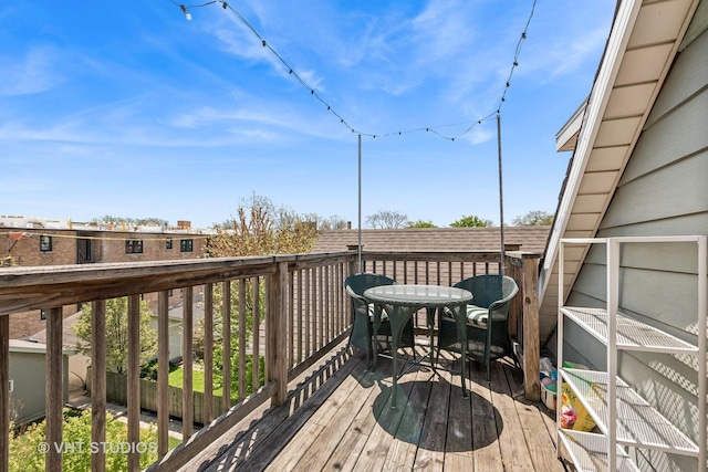 1943 N Whipple St, Chicago, IL 60647 - deck with outdoor dining space