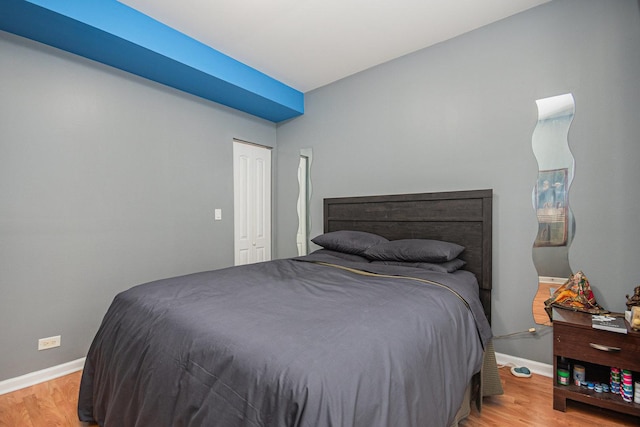 4700 N Monticello Ave Unit 102, Chicago, IL 60625 - bedroom with baseboards and wood finished floors