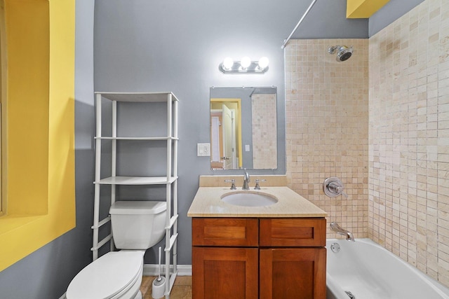 4700 N Monticello Ave Unit 102, Chicago, IL 60625 - bathroom featuring shower / bathing tub combination, vanity, and toilet