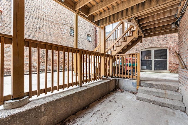 4700 N Monticello Ave Unit 102, Chicago, IL 60625 - exterior space with stairs and a deck