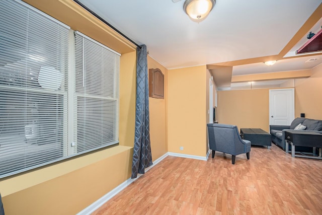 4700 N Monticello Ave Unit 102, Chicago, IL 60625 - office area featuring baseboards and wood finished floors