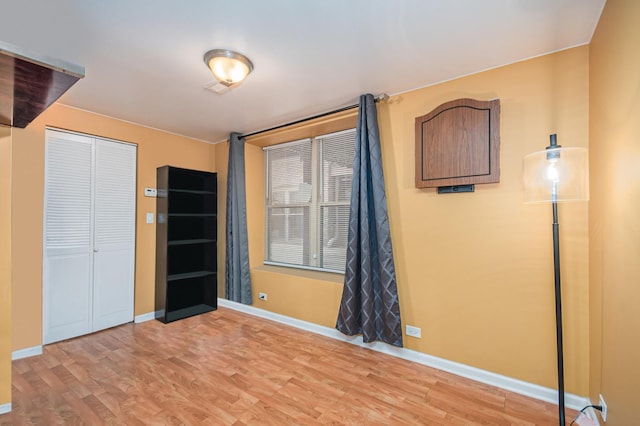 4700 N Monticello Ave Unit 102, Chicago, IL 60625 - interior space featuring baseboards, wood finished floors, and a closet
